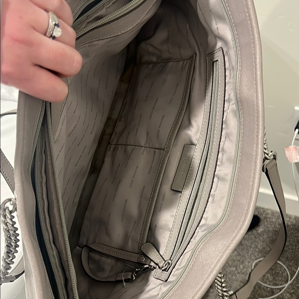 Michael Kors Gray Tote Bag - Picture 4 of 5